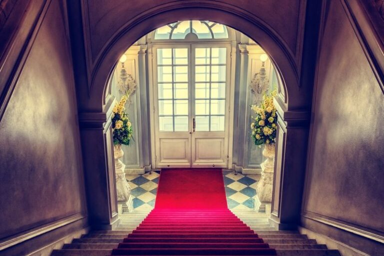 Red Carpet - staircase, foyer, residence
