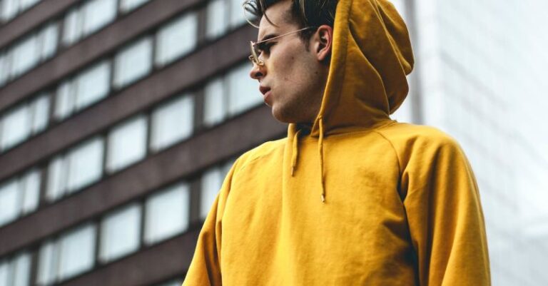 Style - Photography of Guy Wearing Yellow Hoodie